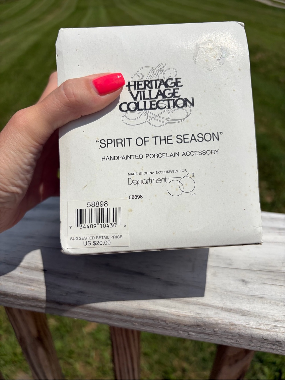 Department 56 Snow Village Spirit of the Season 58898 - Original Packaging - Picture 12 of 12